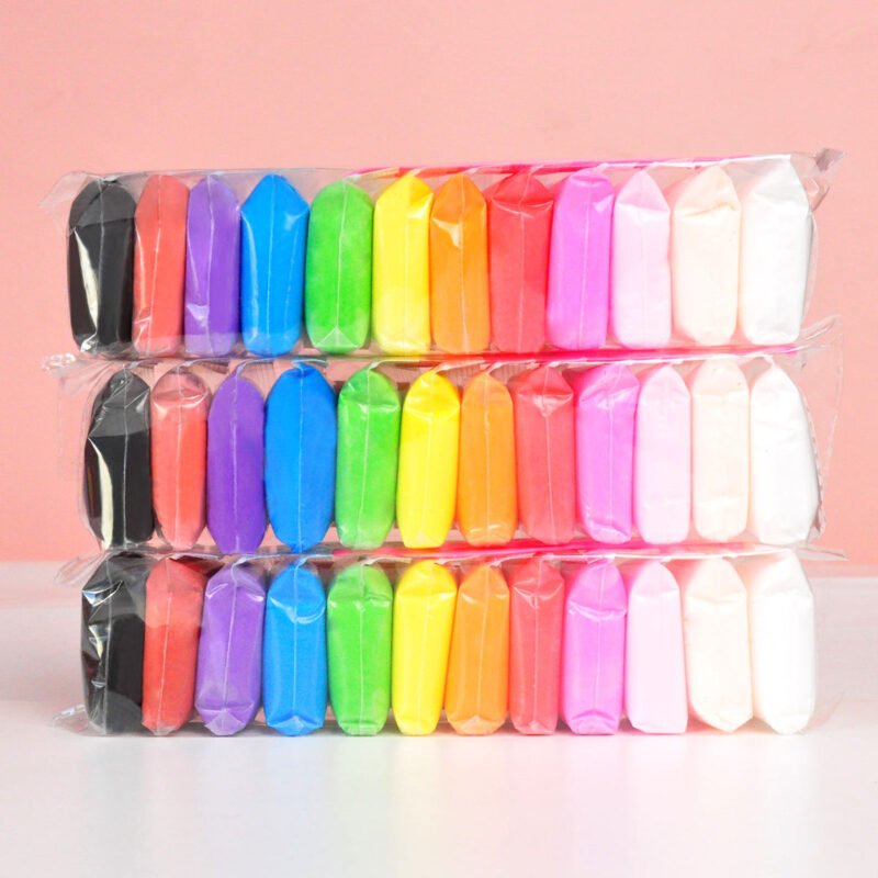 DIY handmade toys 36 colours/bag soft air dry ultralight clay children educational toys